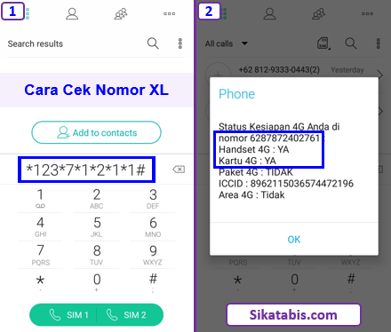 Cara Cek Nomor XL Sendiri Tercepat 2019 (Gratis) • Sikatabis.com