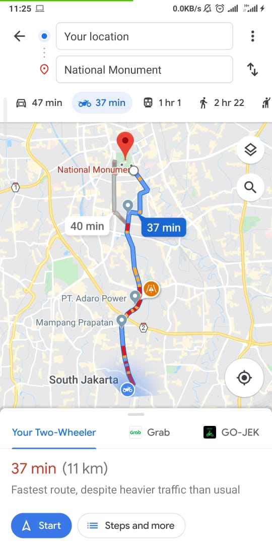Navigasi Google Maps