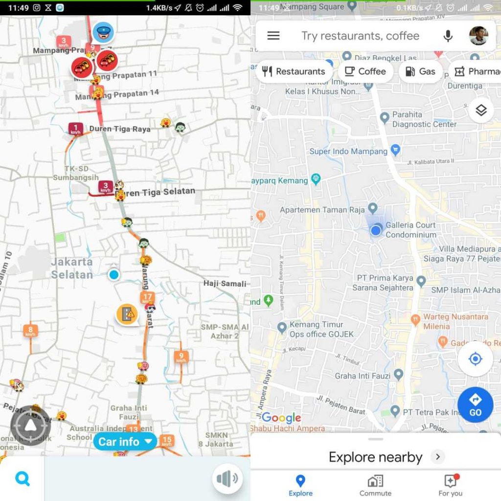 waze offline maps