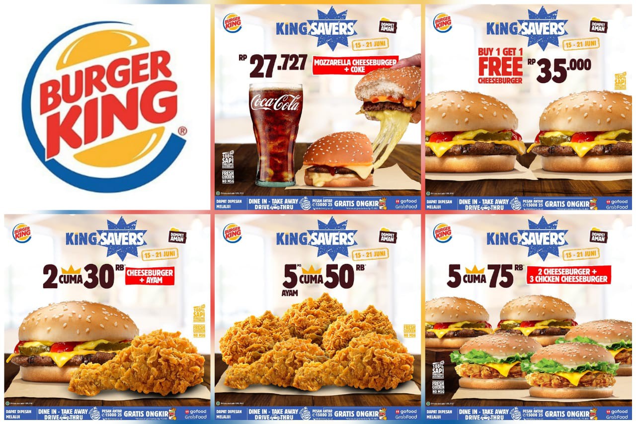 Promo Makanan Cepat Saji Burger King Juni 2020