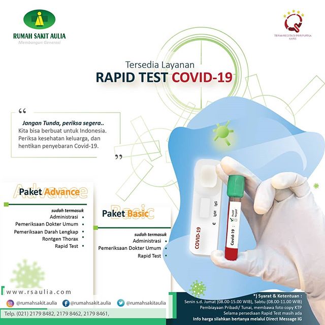Test COVID Jakarta Selatan